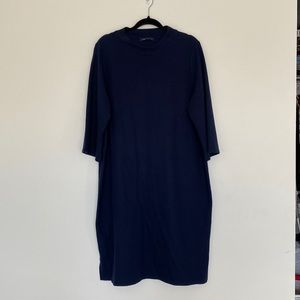 Marks & Spencers - Navy Blue Knit Dress - US 16/UK 20